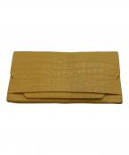 chi wataチワタ）の古着「レザーウォレット」｜イエロー