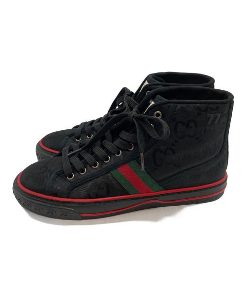 GUCCI（グッチ）GUCCI (グッチ) TENNIS 1977 ブラック サイズ:7の古着・服飾アイテム