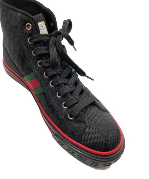 GUCCI（グッチ）GUCCI (グッチ) TENNIS 1977 ブラック サイズ:7の古着・服飾アイテム