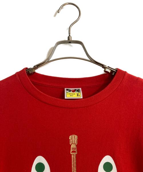 A BATHING APE（アベイシングエイプ）A BATHING APE (アベイシングエイプ) COLORS SHARK TEE/カラーズシャークティ レッド サイズ:XLの古着・服飾アイテム