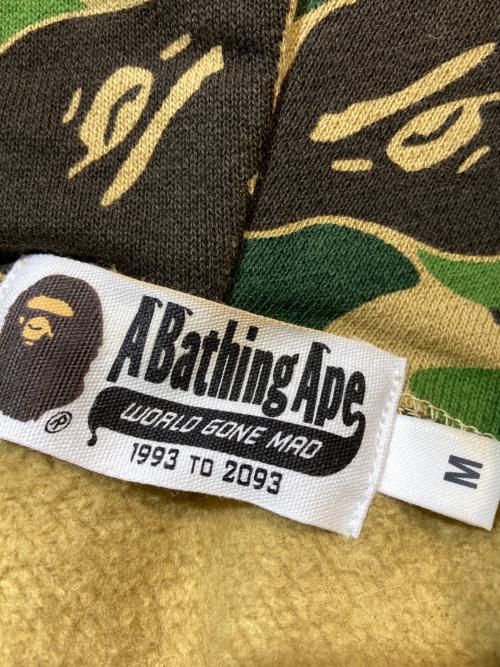 A BATHING APE（ア ベイシング エイプ）A BATHING APE (ア ベイシング エイプ) ABC Camo Shark Full Zip Hoodie/カモ シャーク フルジップ フーディー グリーン サイズ:Mの古着・服飾アイテム