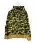 A BATHING APE（ア ベイシング エイプ）の古着「ABC Camo Shark Full Zip Hoodie/カモ シャーク フルジップ フーディー」｜グリーン