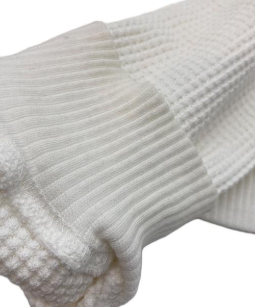 THUG CLUB（サグ クラブ）THUG CLUB (サグ クラブ) フロントロゴ サーマルスウェット ホワイト サイズ:2の古着・服飾アイテム