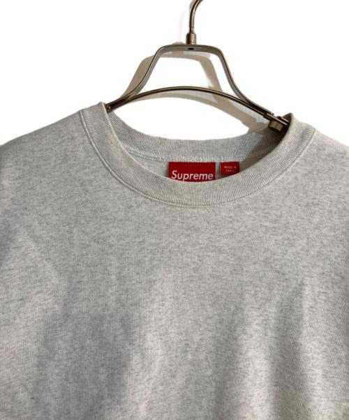 SUPREME（シュプリーム）Supreme (シュプリーム) 22SS Tonal Applique Crewneck グレー サイズ:Mの古着・服飾アイテム