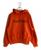 SUPREMEシュプリーム）の古着「25AW Washed Old English Hooded Sweatshirt」｜オレンジ