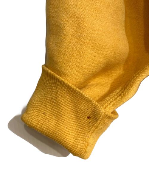 Champion（チャンピオン）Champion (チャンピオン) オールドロゴ刺繍リバースウィーブスウェット イエロー サイズ:Mの古着・服飾アイテム