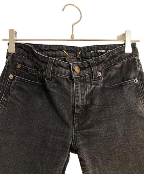 Saint Laurent Paris（サンローランパリ）Saint Laurent Paris (サンローランパリ) クロップドデニムパンツ ブラック サイズ:W26の古着・服飾アイテム