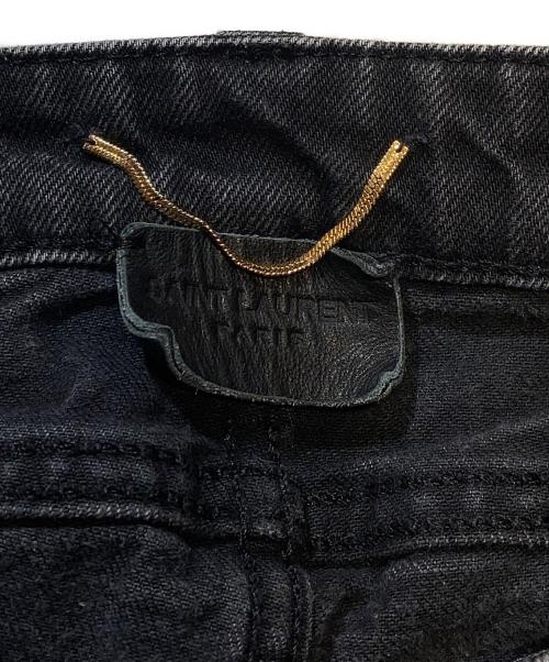 Saint Laurent Paris（サンローランパリ）Saint Laurent Paris (サンローランパリ) クロップドデニムパンツ ブラック サイズ:W26の古着・服飾アイテム