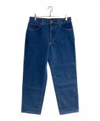 VERSACE JEANS COUTUREヴェルサーチ ジーンズクチュール）の古着「メデューサパッツデニムパンツ」｜インディゴ