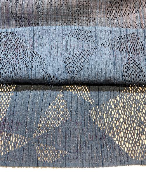 M.&KYOKO（エムアンドキョウコ）M.&KYOKO (エムアンドキョウコ) グラデーションニットプリーツワンピース ブルー サイズ:FREEの古着・服飾アイテム