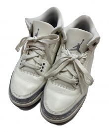 NIKE（ナイキ）の古着「Women's Air Jordan 3 Retro "Sail/Metallic Silver"」｜ホワイト