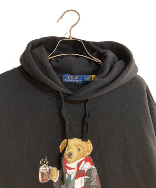 POLO RALPH LAUREN（ポロ・ラルフローレン）POLO RALPH LAUREN (ポロ・ラルフローレン) ポロベアパーカー ブラック サイズ:Mの古着・服飾アイテム