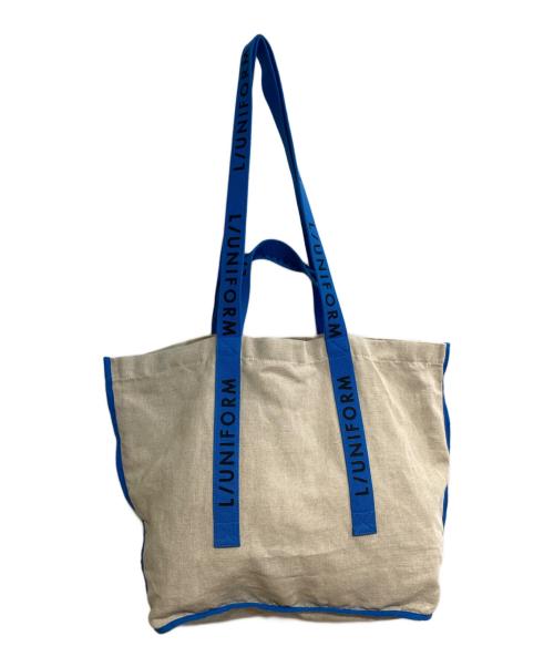 L/UNIFORM（リュニフォーム）L/UNIFORM (リュニフォーム) オールインバッグ ベージュの古着・服飾アイテム