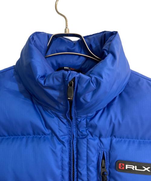 RLX RALPH LAUREN（アールエルエックスラルフローレン）RLX RALPH LAUREN (アールエルエックスラルフローレン) ダウンベスト ブルー サイズ:Mの古着・服飾アイテム