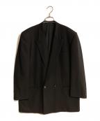 COMME des GARCONS HOMMEコムデギャルソン オム）の古着「ピークドラペルテーラードジャケット」｜ネイビー