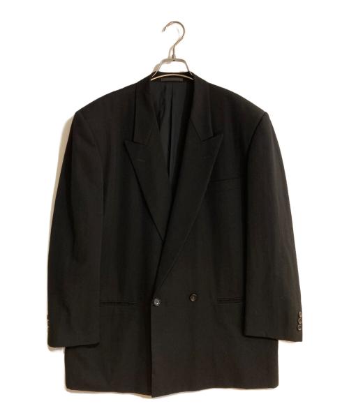 COMME des GARCONS HOMME（コムデギャルソン オム）COMME des GARCONS HOMME (コムデギャルソン オム) ピークドラペルテーラードジャケット ネイビー サイズ:Mの古着・服飾アイテム