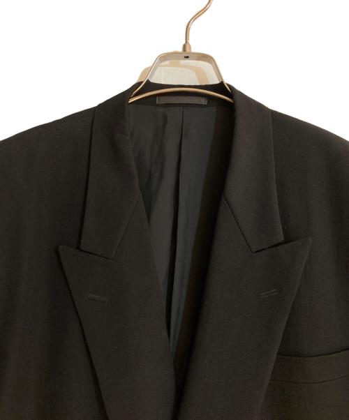 COMME des GARCONS HOMME（コムデギャルソン オム）COMME des GARCONS HOMME (コムデギャルソン オム) ピークドラペルテーラードジャケット ネイビー サイズ:Mの古着・服飾アイテム