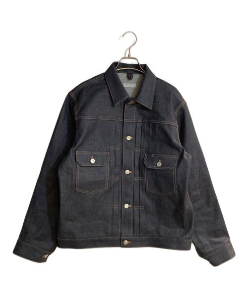 URBAN RESEARCH（アーバンリサーチ）URBAN RESEARCH (アーバンリサーチ) SHIOTA (シオタ) スーピマDENIM JACKET ネイビー サイズ:Lの古着・服飾アイテム