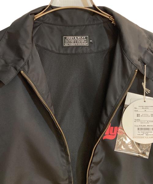 Hysteric Glamour（ヒステリックグラマー）Hysteric Glamour (ヒステリックグラマー) REVERB WOMAN スタンドカラージャケット ブラック サイズ:Mの古着・服飾アイテム