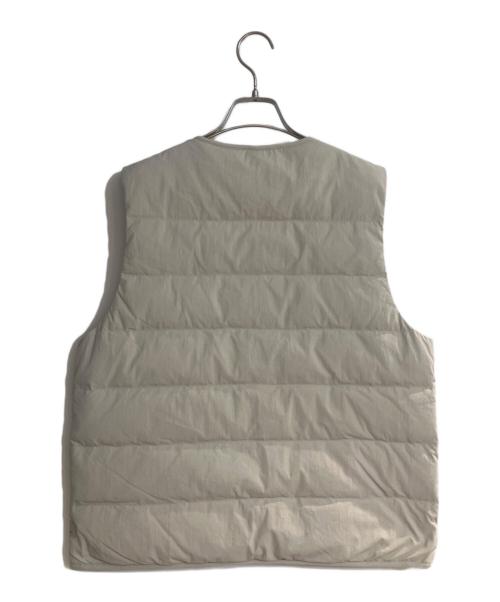 Snow peak（スノーピーク）Snow peak (スノーピーク) Land Wmn's Lightweight Down/ランド ウィメンズ ライトウェイト ダウン ベスト Vest ベージュ サイズ:Mの古着・服飾アイテム