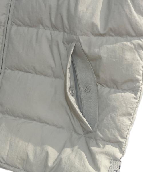Snow peak（スノーピーク）Snow peak (スノーピーク) Land Wmn's Lightweight Down/ランド ウィメンズ ライトウェイト ダウン ベスト Vest ベージュ サイズ:Mの古着・服飾アイテム