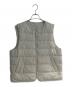 Snow peak（スノーピーク）の古着「Land Wmn's Lightweight Down/ランド ウィメンズ ライトウェイト ダウン ベスト Vest」｜ベージュ