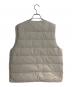 Snow peak (スノーピーク) Land Wmn's Lightweight Down/ランド ウィメンズ ライトウェイト ダウン ベスト Vest ベージュ サイズ:M：12000円