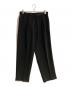 UNITED ARROWS & SONS. BY DAISUKE OBANA（ユナイテッドアローズアンドサンズバイダイスケオバナ）の古着「I BELT CR 1P PANTS」｜ブラック