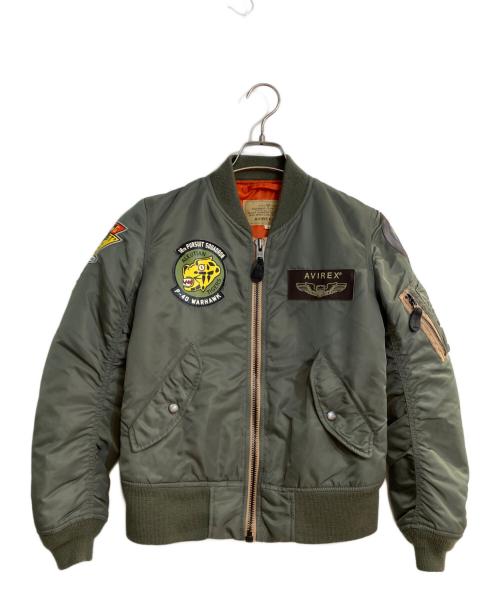 AVIREX（アヴィレックス）AVIREX (アヴィレックス) MA-1フライトジャケット グリーン サイズ:Fの古着・服飾アイテム