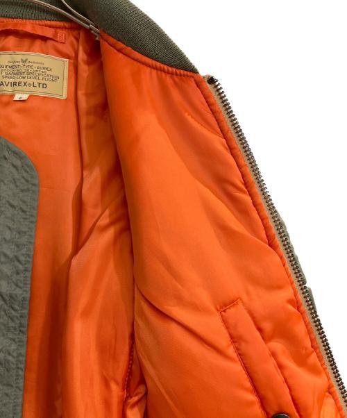 AVIREX（アヴィレックス）AVIREX (アヴィレックス) MA-1フライトジャケット グリーン サイズ:Fの古着・服飾アイテム