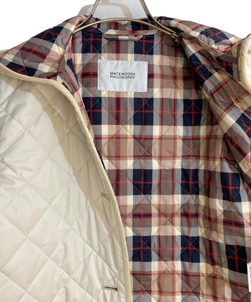 MACKINTOSH PHILOSOPHY（マッキントッシュ フィロソフィー）MACKINTOSH PHILOSOPHY (マッキントッシュ フィロソフィー) ROYTON MIDDLE HOOD キルティングジャケット ベージュ サイズ:Ｌの古着・服飾アイテム