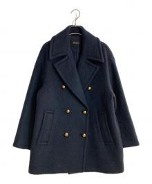 Diagram GRACE CONTINENTAL（ダイアグラム グレースコンチネンタル）の古着「モヘヤシャギーPコート」｜ネイビー