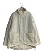 BEARDSLEYビアズリー）の古着「《FRIPIER》中綿ジップビッグブルゾン」｜アイボリー