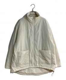 BEARDSLEY（ビアズリー）の古着「《FRIPIER》中綿ジップビッグブルゾン」｜アイボリー