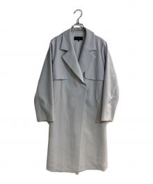 TRANS WORK（トランスワーク）の古着「【ウォッシャブル】エアロカルゼトレンチコート」｜ブラウン