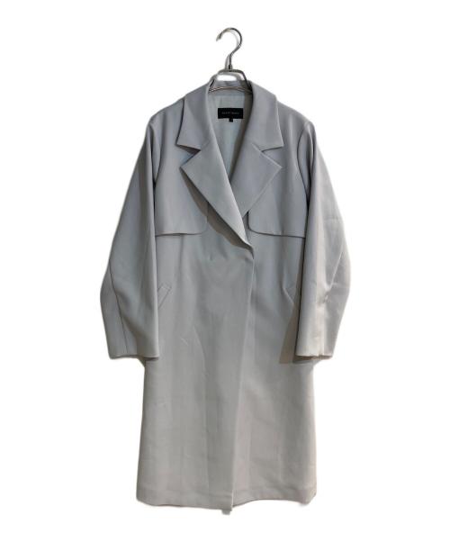 TRANS WORK（トランスワーク）TRANS WORK (トランスワーク) 【ウォッシャブル】エアロカルゼトレンチコート ブラウン サイズ:Mの古着・服飾アイテム