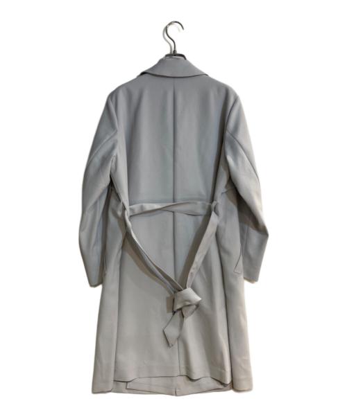 TRANS WORK（トランスワーク）TRANS WORK (トランスワーク) 【ウォッシャブル】エアロカルゼトレンチコート ブラウン サイズ:Mの古着・服飾アイテム