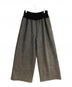 BEARDSLEYビアズリー）の古着「カラーネップツイードパンツ」｜ブラック