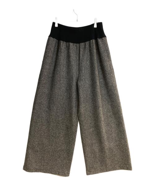 BEARDSLEY（ビアズリー）BEARDSLEY (ビアズリー) カラーネップツイードパンツ ブラック サイズ:Mの古着・服飾アイテム