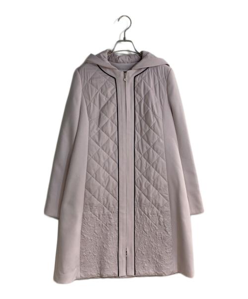 TO BE CHIC（トゥービーシック）TO BE CHIC (トゥービーシック) 光電子キルティング コート ピンク サイズ:40の古着・服飾アイテム