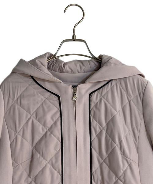 TO BE CHIC（トゥービーシック）TO BE CHIC (トゥービーシック) 光電子キルティング コート ピンク サイズ:40の古着・服飾アイテム