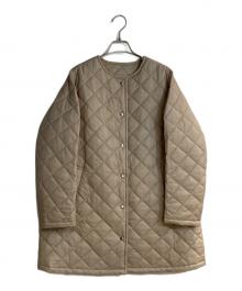 MACKINTOSH（マッキントッシュ）の古着「Tilbury Nocollar middle ティル キルティングコート」｜ベージュ