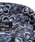 中古・古着 tricot COMME des GARCONS (トリココムデギャルソン) ペイズリー柄丸襟シャツ ネイビー サイズ:不明：15000円