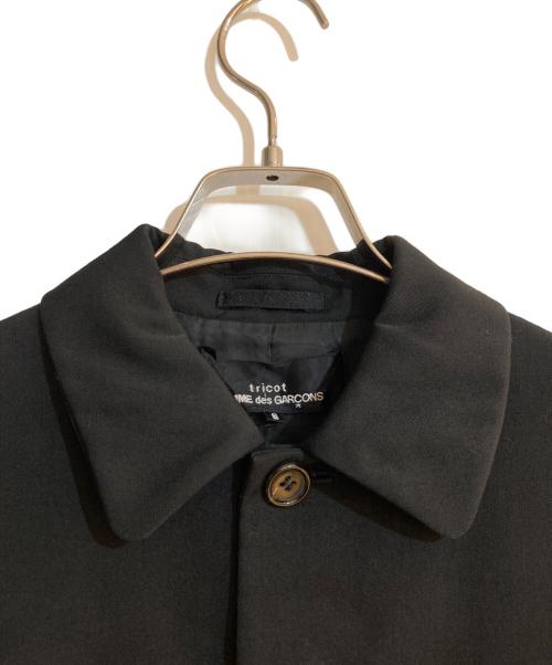 tricot COMME des GARCONS（トリココムデギャルソン）tricot COMME des GARCONS (トリココムデギャルソン) 異素材切替ジャケット ブラック サイズ:Sの古着・服飾アイテム
