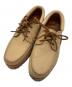 Timberland（ティンバーランド）の古着「オーセンティック スリーアイ(3eye) ラグ ハンドソーン ボートシューズ」｜ベージュ