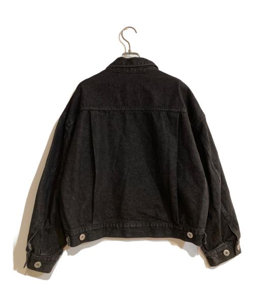 MARW UNITED ARROWS（マルゥ ユナイテッドアローズ）MARW UNITED ARROWS (マルゥ ユナイテッドアローズ) ブラックデニムジャケット ブラック サイズ:38の古着・服飾アイテム