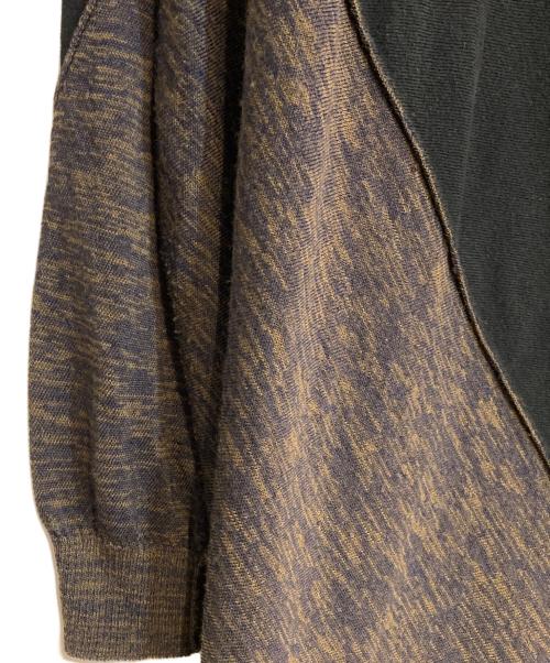 FUGA FUGA（フーガフーガ）FUGA FUGA (フーガフーガ) ドッキンニットワンピース ブラック サイズ:FREEの古着・服飾アイテム