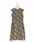 BURBERRY BLUE LABEL (バーバリー ブルー レーベル) ノヴァチェックタイトワンピース ベージュ サイズ:36：14000円