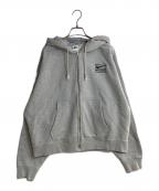 NIKE×stussyナイキ×ステューシー）の古着「FLEECE ZIP HOODIE」｜グレー
