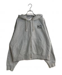 NIKE×stussy（ナイキ×ステューシー）の古着「FLEECE ZIP HOODIE」｜グレー